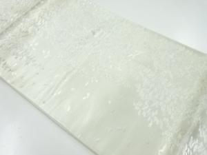 枝葉模様織出し袋帯